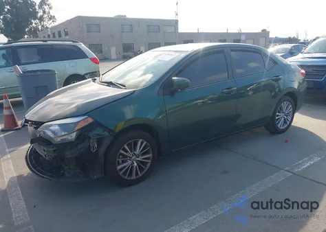 2014 Toyota Corolla Le Plus из США, поврежденный, VIN 5YFBURHE5EP103395